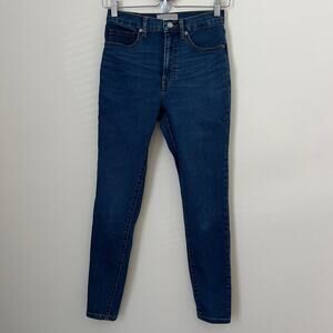 Everlane Women's Skinny HIGH RISE Jeans Dark Wash Size 26 Regular